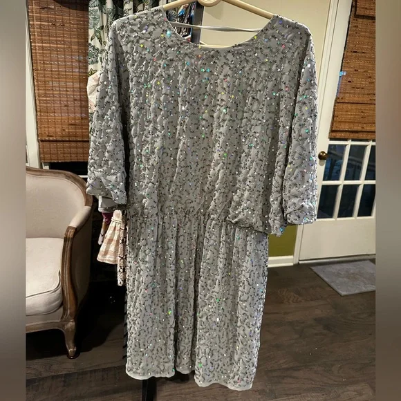 asos grey embellished dress ASOS DESIGN washed embellished long sleeve mini dress in gray wash